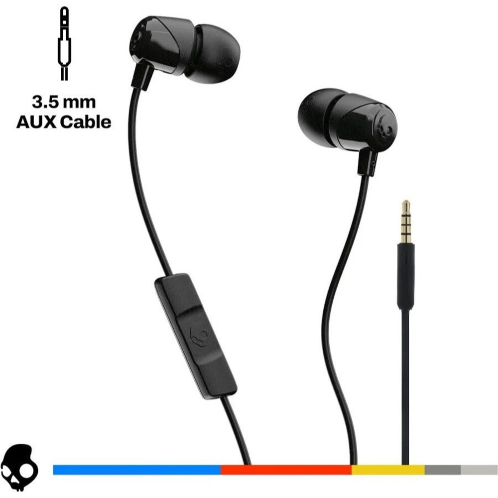 Avid Black Earbuds Silicone Ear Tips Android/Stereo Universal In-Ear.....Elect)